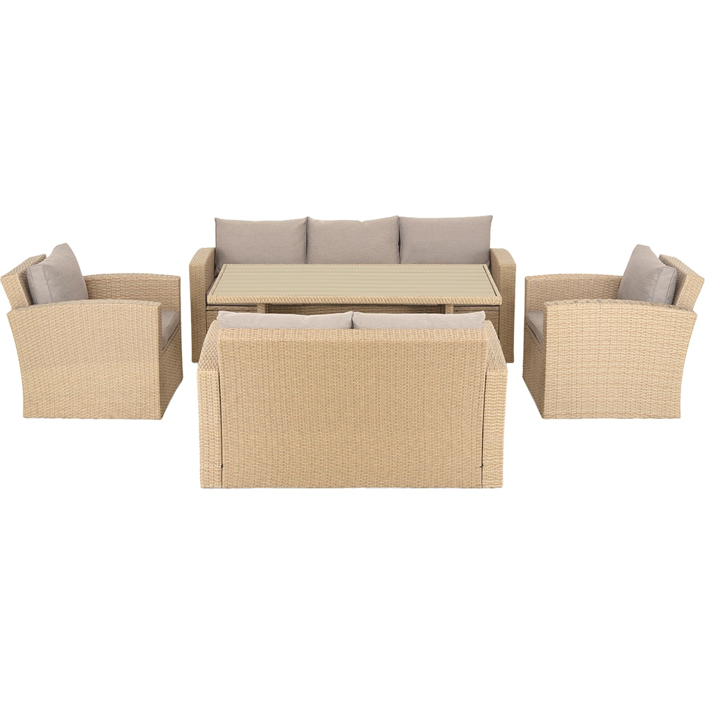 Set mobilier gradina MAISON MEX Rocco, 5 piese, bej