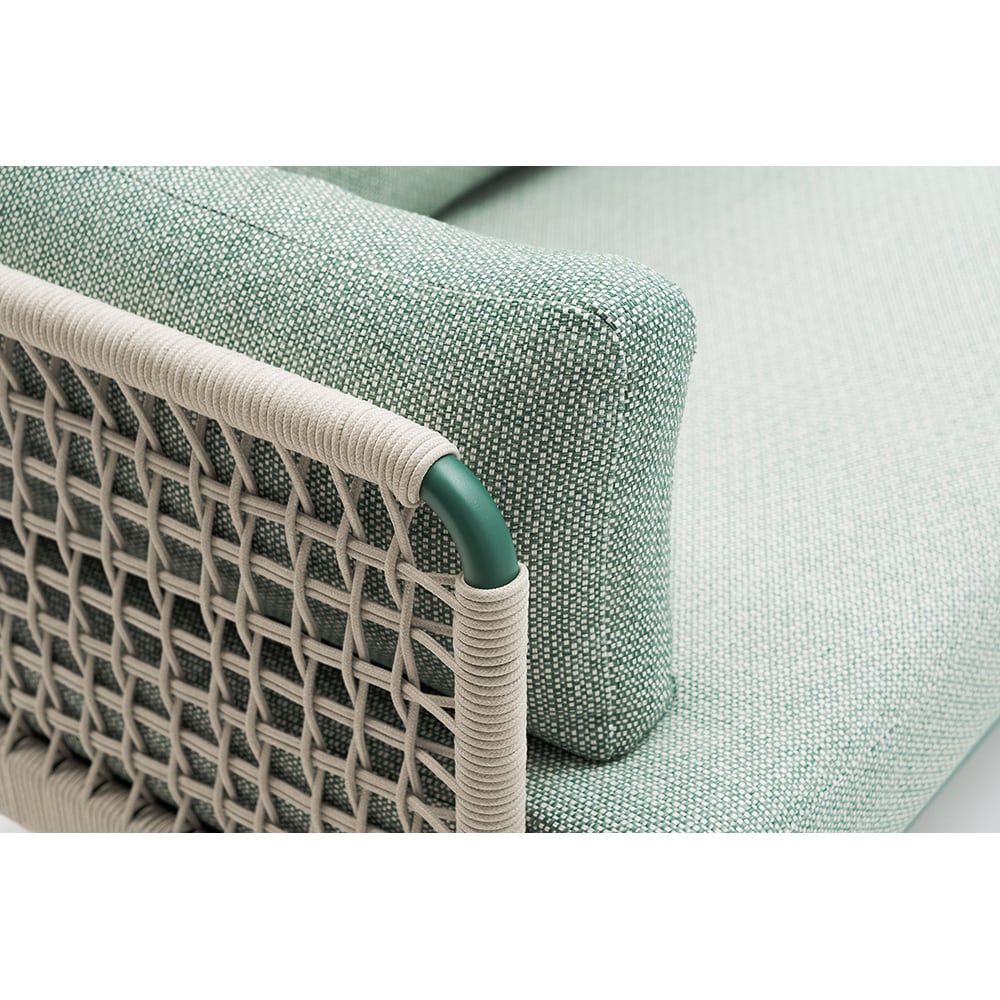 Set mobilier gradina MYRIA Rika, 4 piese, verde-bej