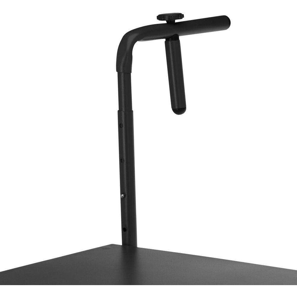 Masuta terasa AMBIANCE X99000470, metal, 60 x 43 cm, gri inchis