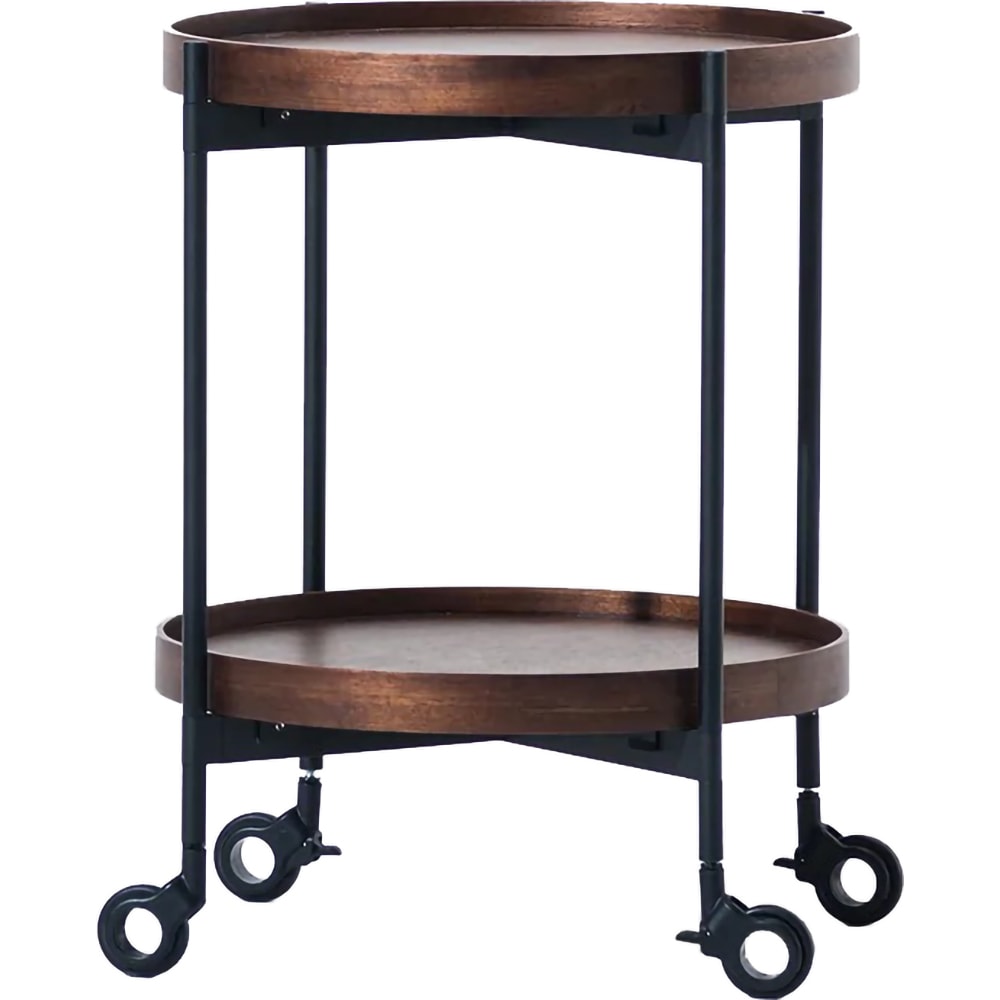 Masuta cafea Noma S, maro inchis-negru, 45 x 59.6 cm