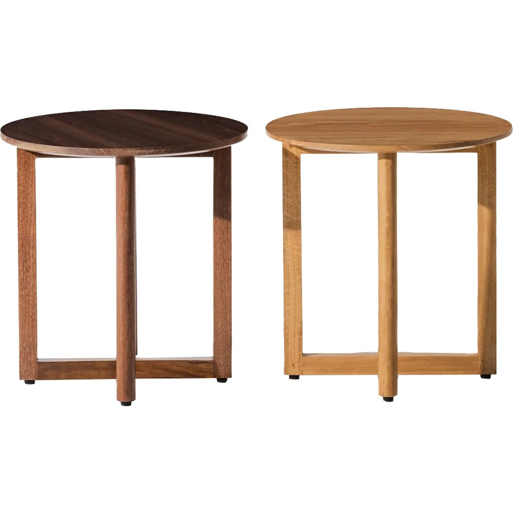 Masuta cafea Loop S, nuc, 45 x 46 cm