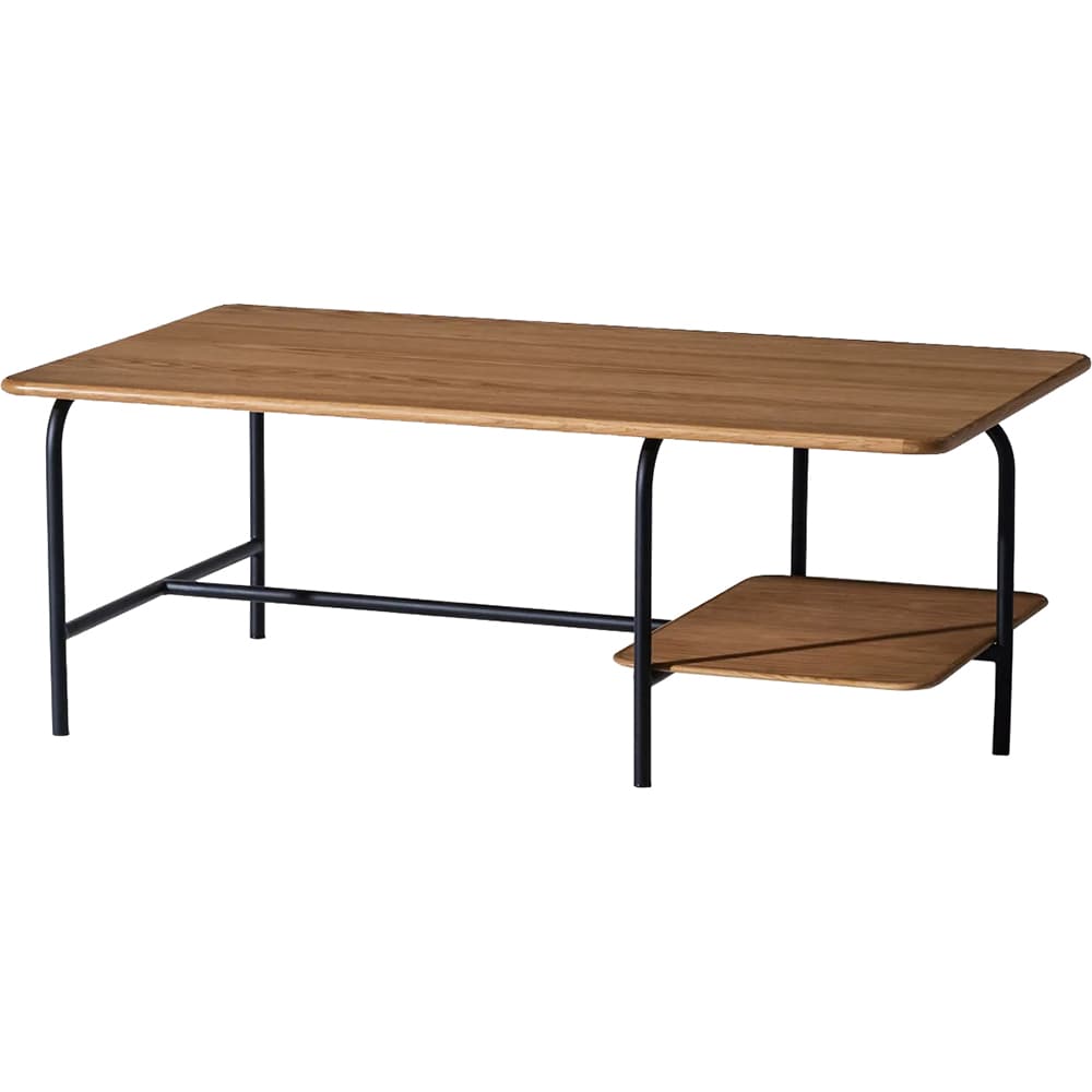 Masuta cafea Stay, maro-negru, 125 x 80 x 44.4 cm