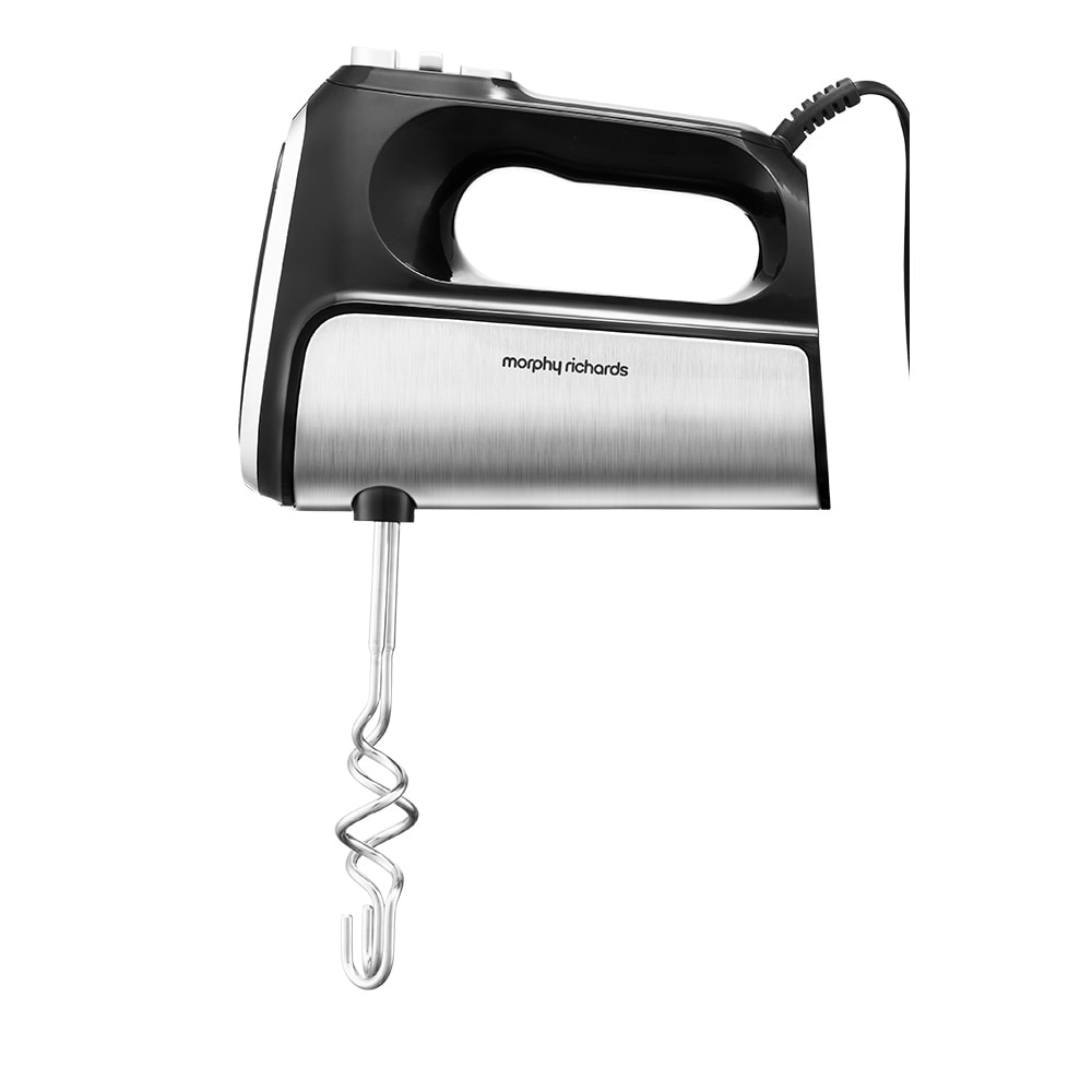 Mixer de mana MORPHY RICHARDS MMI2001, 800W, 5 trepte viteza, argintiu-negru