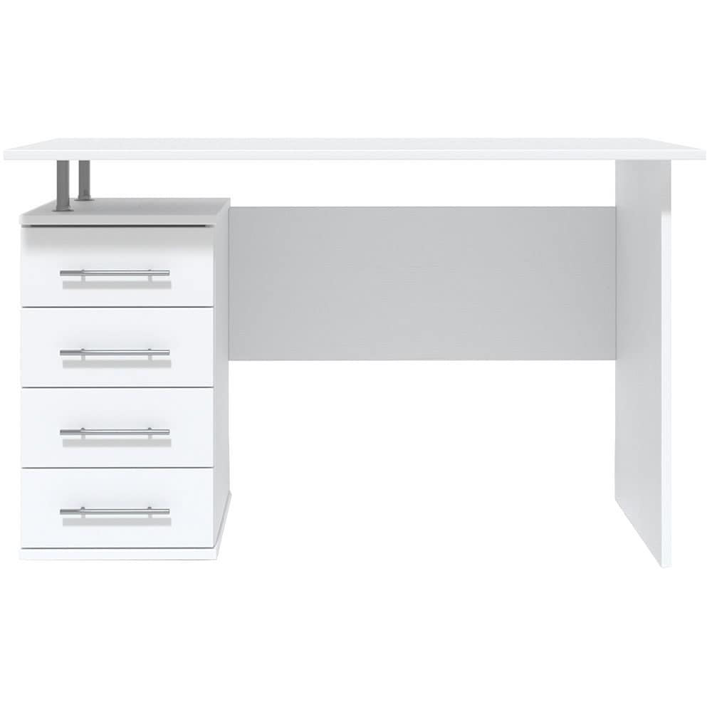 Birou Lars, stanga, 60 x 120 x 75 cm, alb