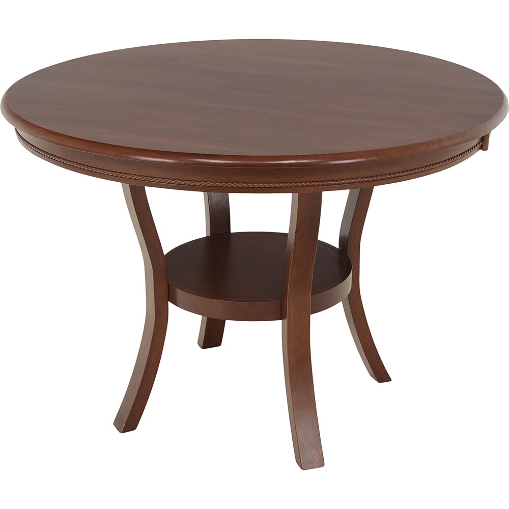 Set masa si scaune living Kaly, 5 piese, maro inchis