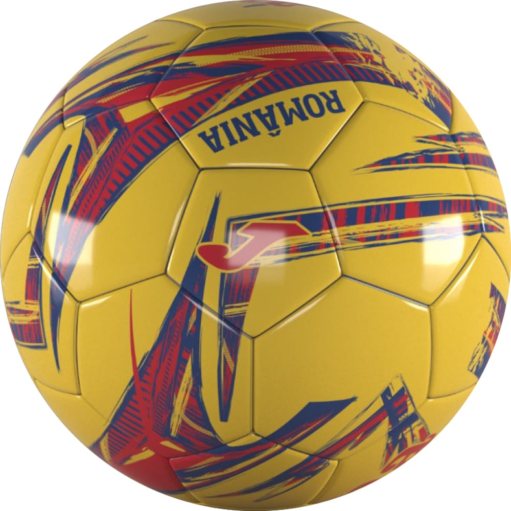 Minge fotbal JOMA Echipa Nationala de Fotbal a Romaniei 2025, marime T5, galben-rosu