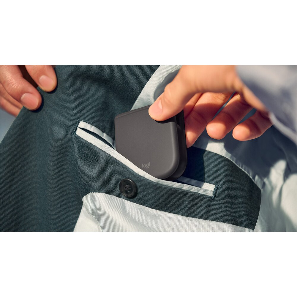 Mouse Wireless LOGITECH Mobi Fold, 4000 dpi, grafit