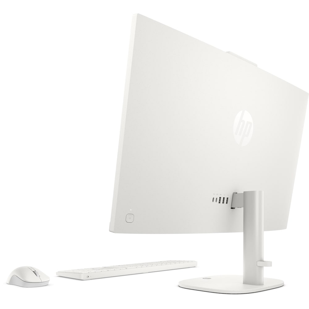Sistem PC All in One HP OmniStudio AI 27-cz0001nq, Intel Core 5 320 pana la 4.6GHz, 27" Full HD, 16GB, SSD 1TB, Intel Graphics, Free DOS, alb