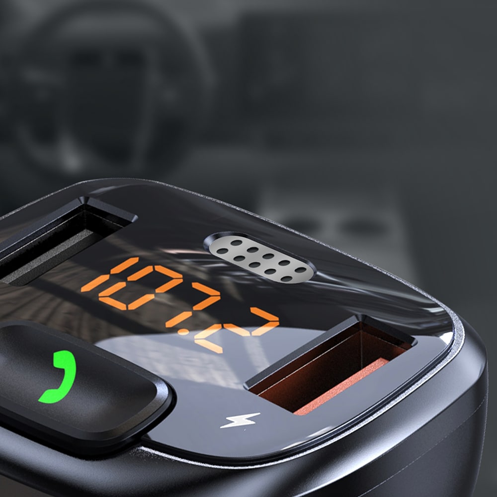 Modulator FM PROMATE SmartTune4, Bluetooth, USB, negru