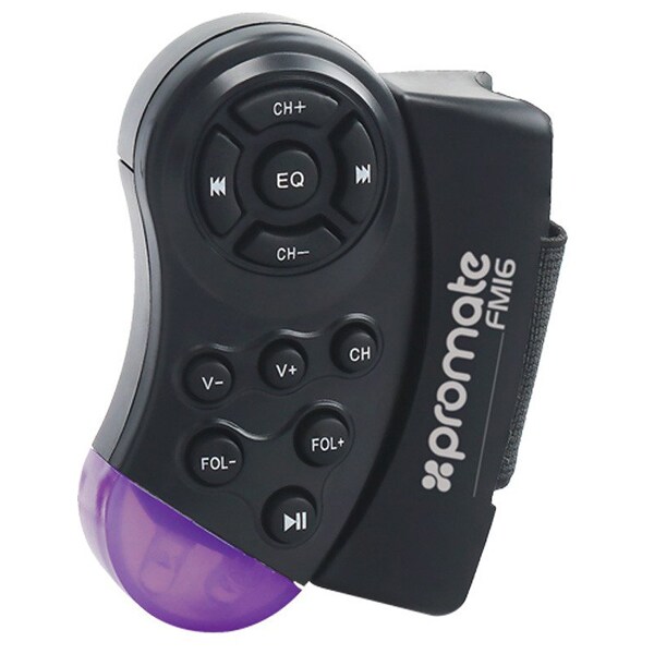 Modulator FM PROMATE FM16, USB, telecomanda pe volan