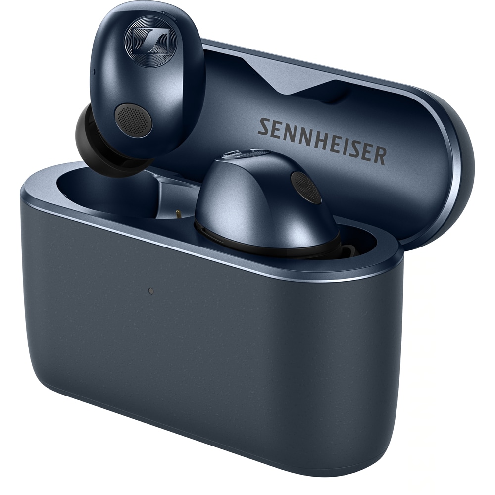Casti SENNHEISER Momentum True Wireless 5, Bluetooth, In-Ear, Microfon, Noise Cancelling, Denim
