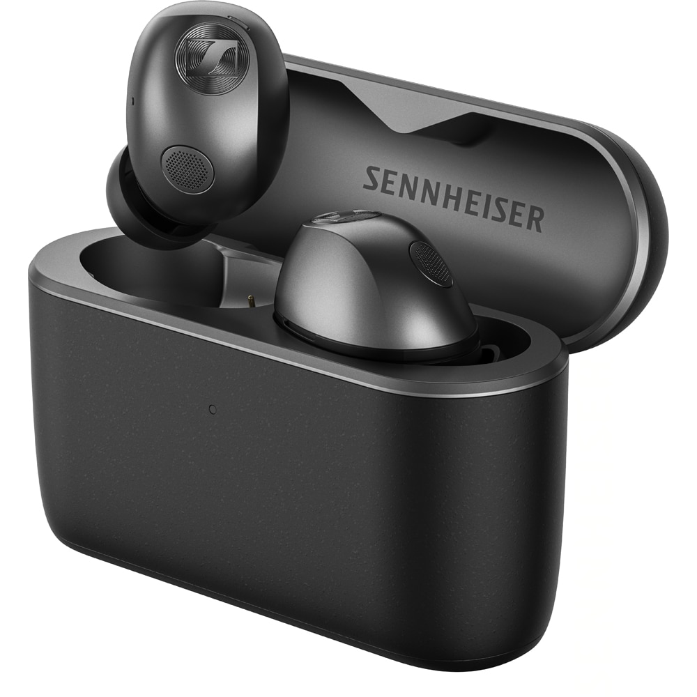 Casti SENNHEISER Momentum True Wireless 5, Bluetooth, In-Ear, Microfon, Noise Cancelling, Graphite