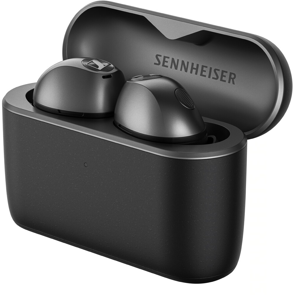 Casti SENNHEISER Momentum True Wireless 5, Bluetooth, In-Ear, Microfon, Noise Cancelling, Graphite