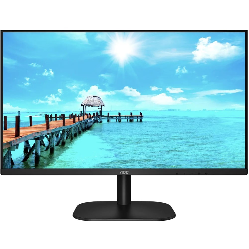 Monitor LED IPS AOC 27B2H/EU, 27" Full HD, 75Hz, Flicker Free, negru