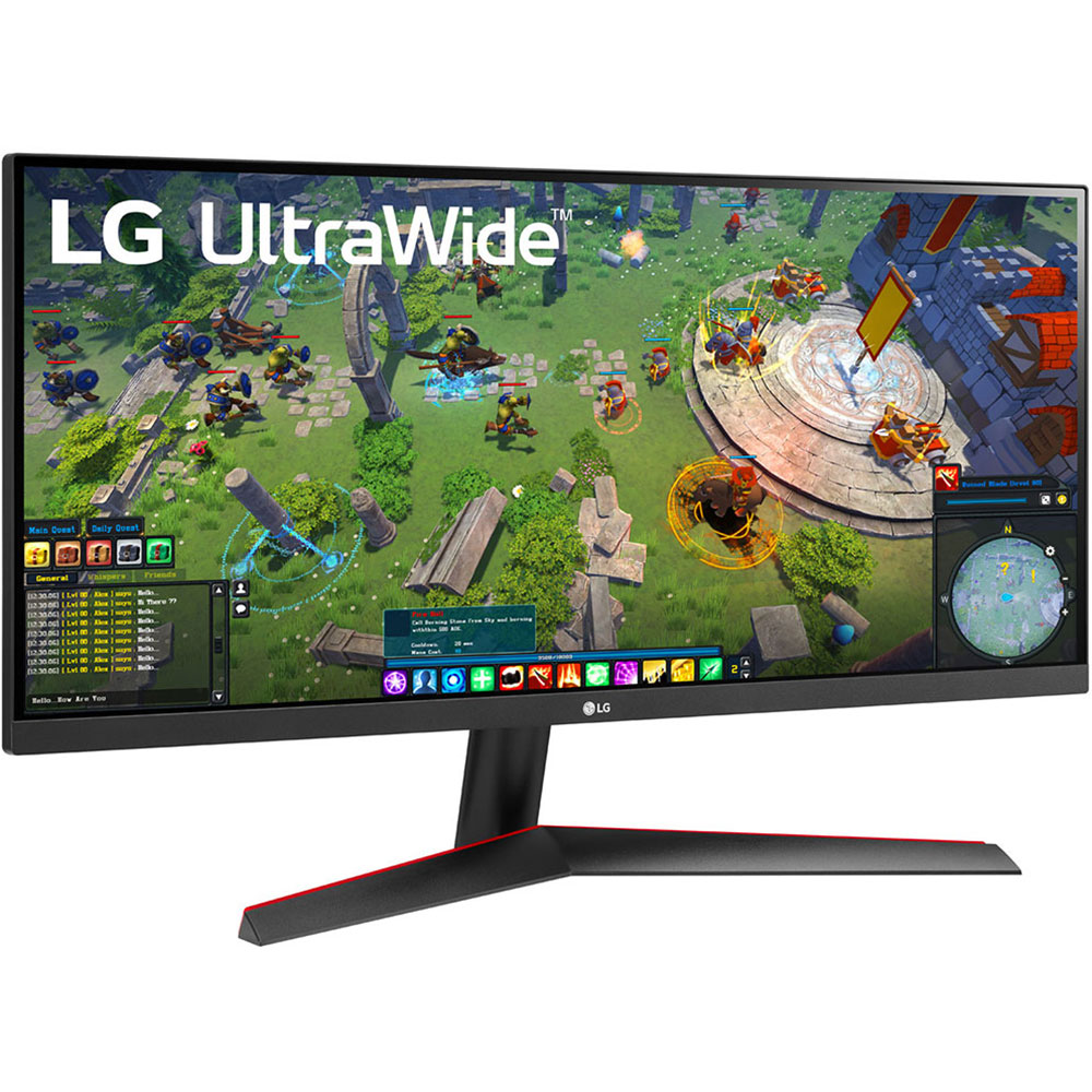 Monitor Gaming LED IPS LG 29WP60G-B, 29", UltraWide Full HD, 75Hz, AMD Freesync, HDR10, negru