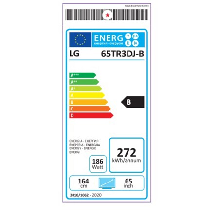 Display profesional LG 65TR3DJ, 65", 4K Ultra HD Touch, 60Hz, negru