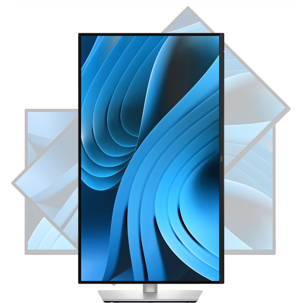 Monitor LED IPS DELL P2725QE, 27", 4K UHD, 100Hz, pivot, negru