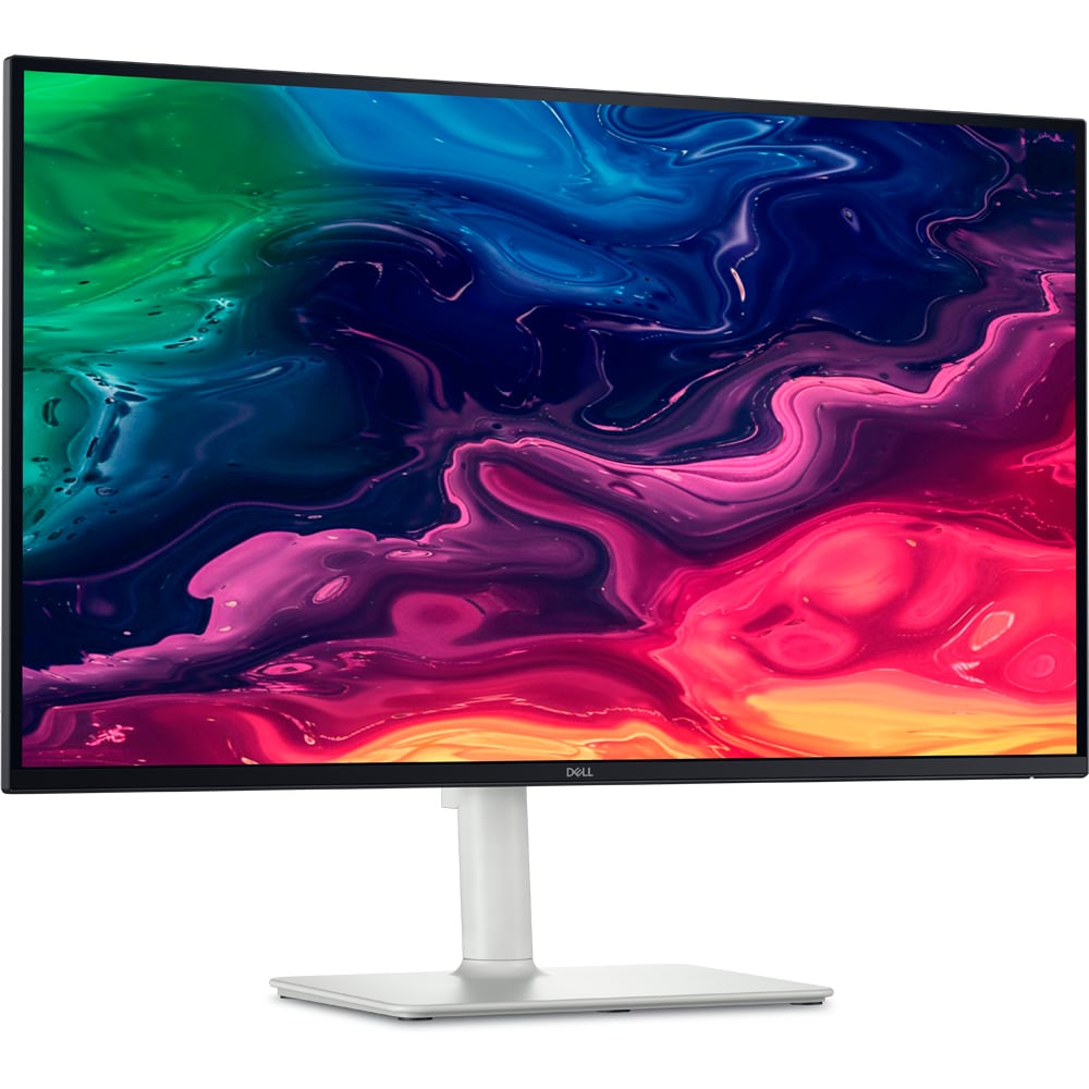 Monitor LED IPS DELL Plus S2725QC, 27", 4K UHD, 120Hz, AMD FreeSync Premium, boxe, pivot, argintiu
