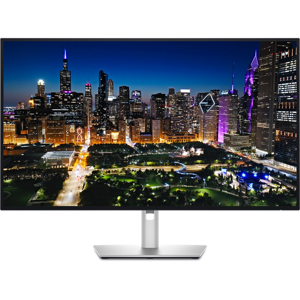 Monitor LED IPS DELL UltraSharp U3225QE, 32", 4K UHD, 120Hz, HDR, argintiu-negru