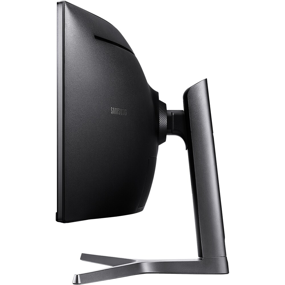Monitor Gaming curbat QLED VA SAMSUNG LC49RG90SSPXEN, 49", Dual QHD, 120Hz, AMD Radeon FreeSync, negru-argintiu
