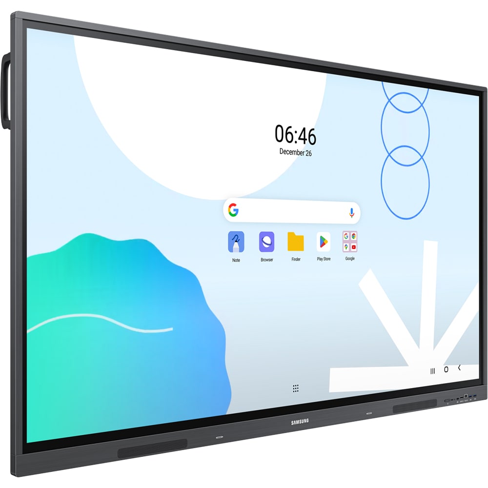 Display profesional SAMSUNG E-board WAD LH65WADWLGCXEN, 65", Ultra HD 4K, Touch, 60 Hz, Wi-Fi, negru