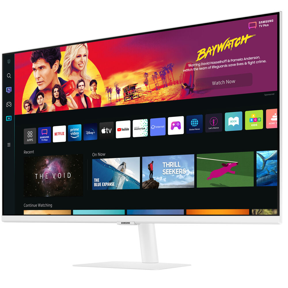 Monitor Smart LED VA SAMSUNG M7 LS32BM701UPXEN, 32", 4K, 60Hz, HDR10, alb