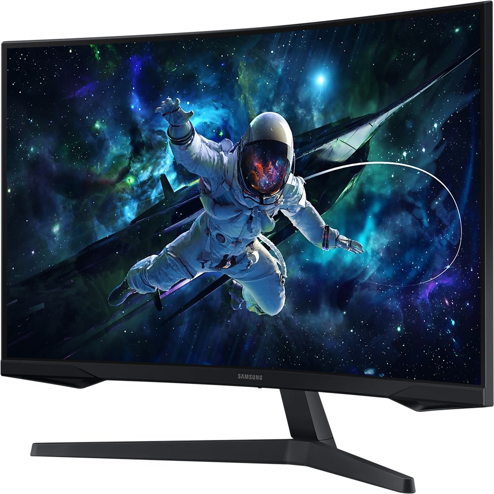 Monitor Gaming curbat LED VA SAMSUNG Odyssey G5 LS32CG552EUXEN, 32", QHD, 165Hz, AMD FreeSync, negru