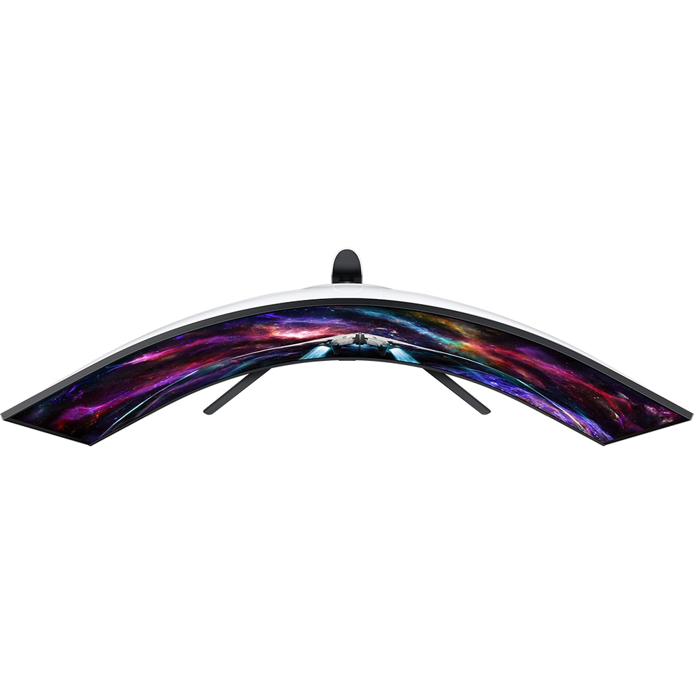 Monitor Gaming curbat LED VA SAMSUNG LS57CG952NUX, 57", Dual UHD, 240Hz, AMD FreeSync Premium Pro, HDR, alb