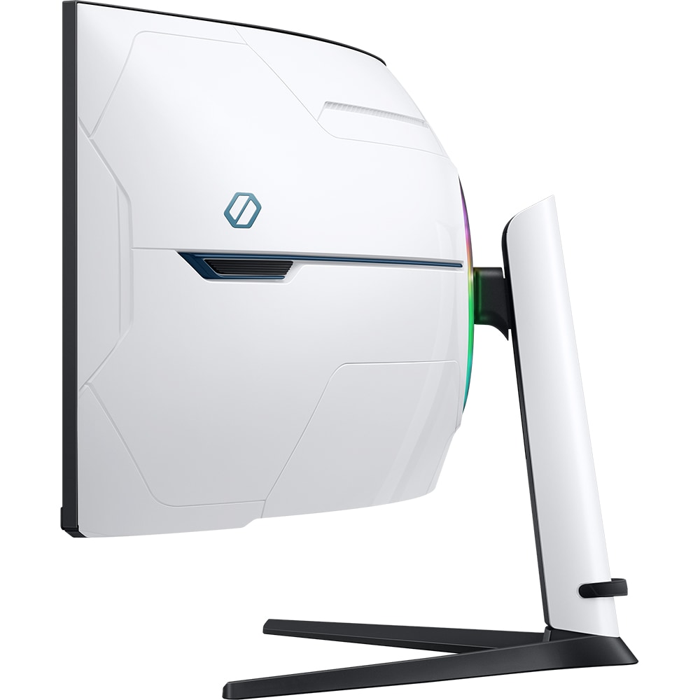 Monitor Gaming curbat LED VA SAMSUNG LS57CG952NUX, 57", Dual UHD, 240Hz, AMD FreeSync Premium Pro, HDR, alb