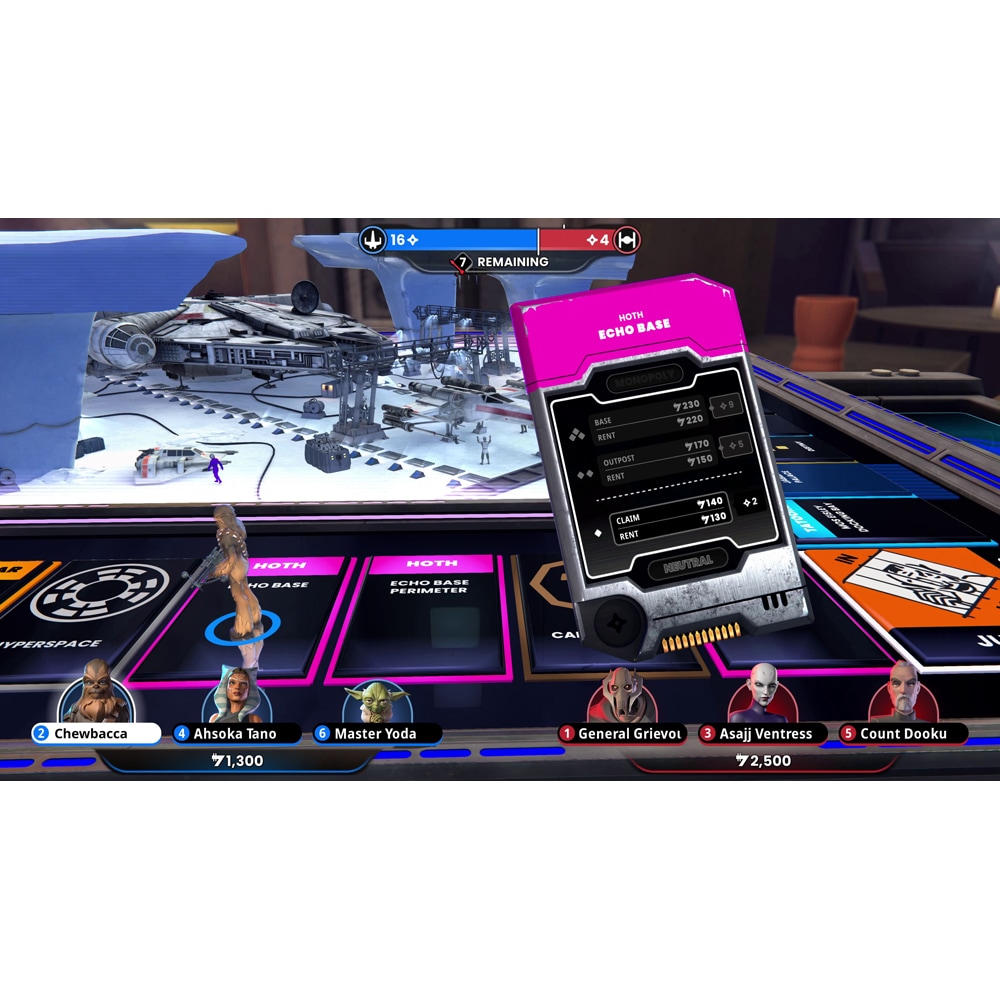 Joc Monopoly Star Wars - Heroes vs Villains (Code in a box) Nintendo Switch