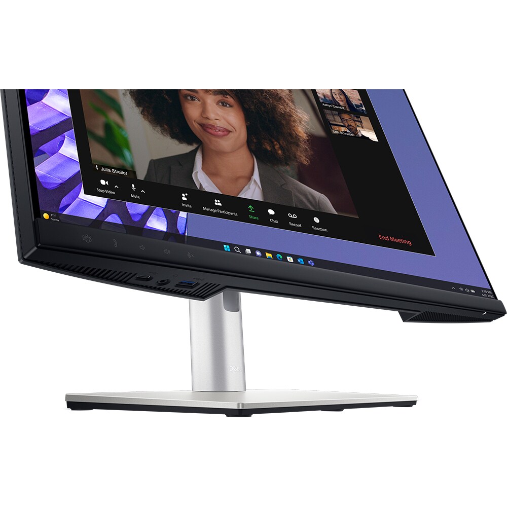 Monitor IPS LED DELL P2424HEB, 23.8" Full HD, 60Hz, Webcam, negru-agrintiu