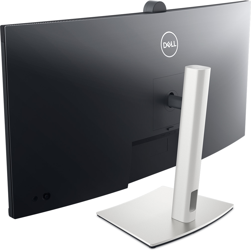 Monitor curbat IPS LED DELL P3424WEB, 34" WQHD, 60Hz, Webcam, negru-agrintiu