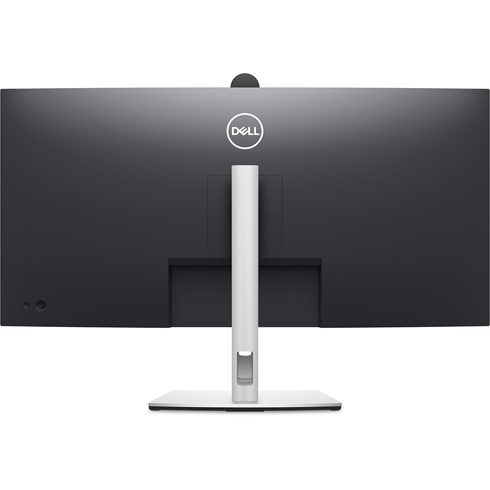 Monitor curbat IPS LED DELL P3424WEB, 34" WQHD, 60Hz, Webcam, negru-agrintiu
