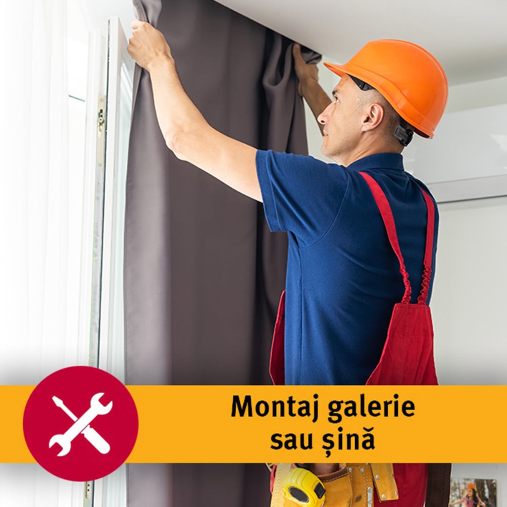 Montaj galerie sau sina