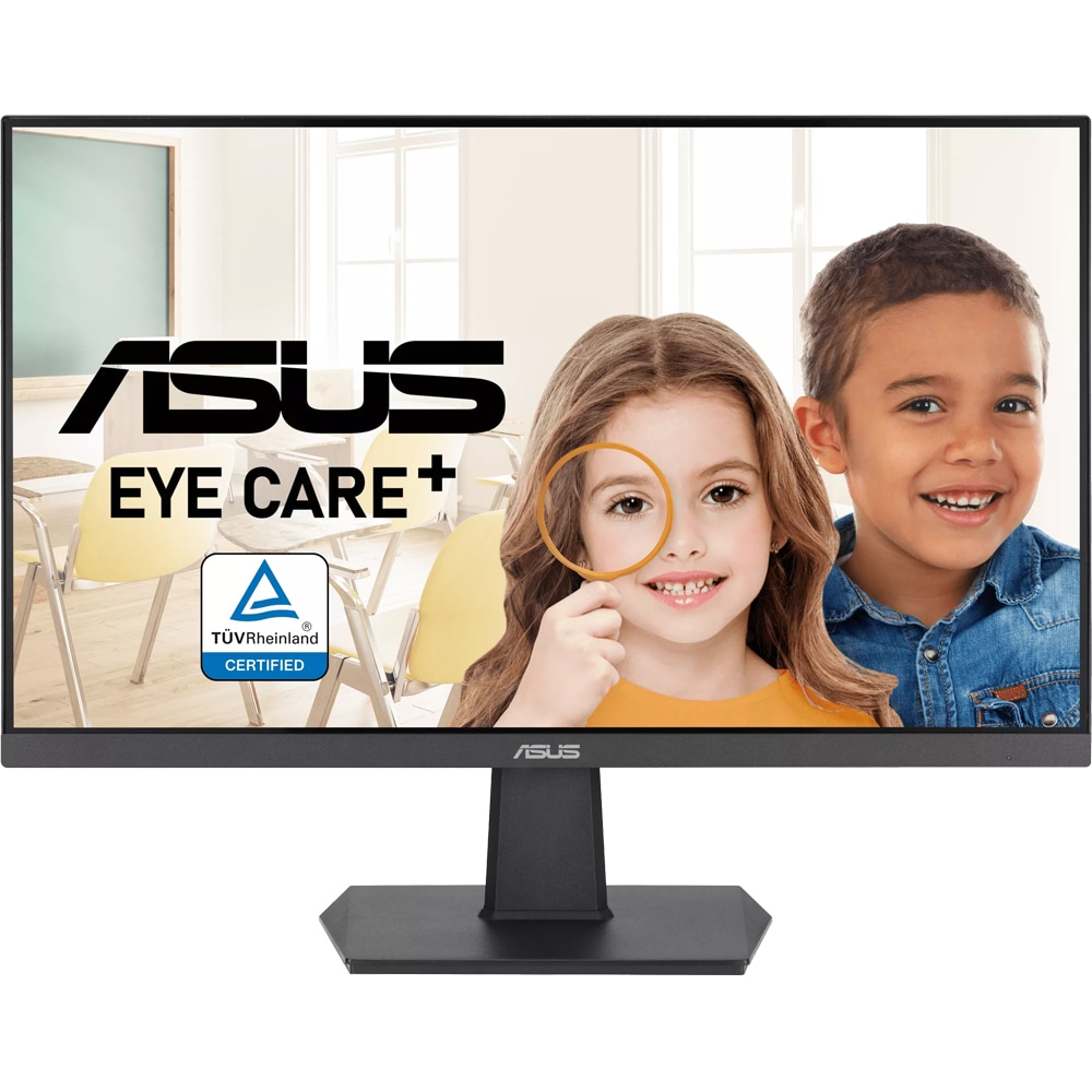 Monitor LED IPS ASUS VA24EHF, 23.8", Full HD, 100Hz, Adaptive-Sync, negru