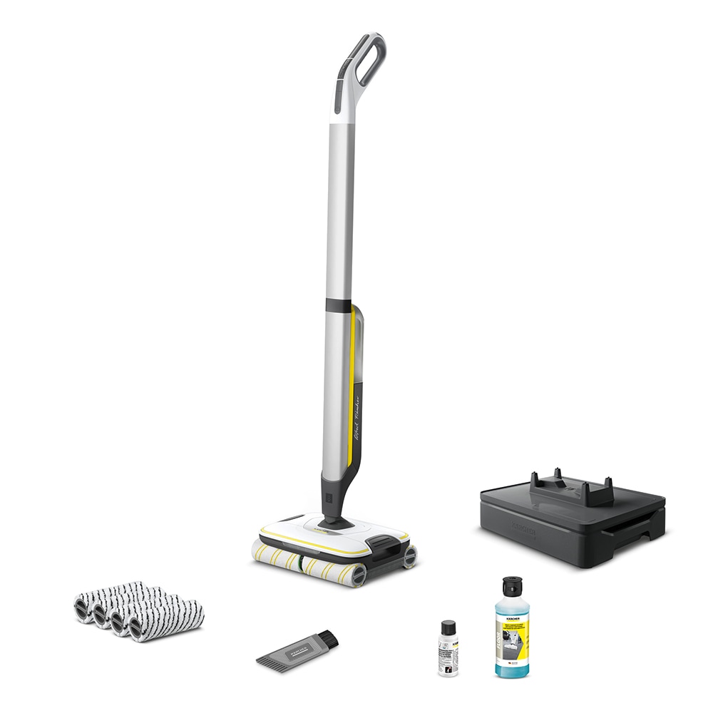 Mop electric KARCHER FC 7 Signature Line, 0.4l, 25.2V, autonomie max 45 min, alb-argintiu