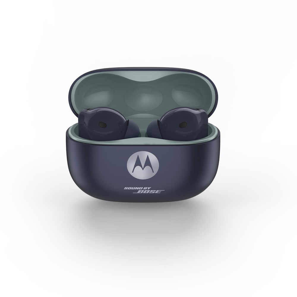Casti MOTOROLA Moto Buds 2 Plus, True wireless, Bluetooth, In-ear, Microfon, Noise Cancelling, Pantone Silhouette