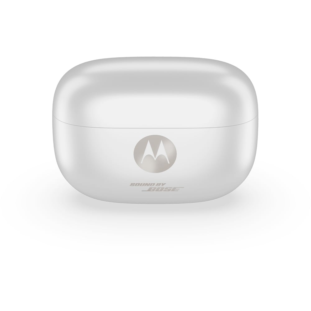 Casti MOTOROLA Moto Buds 2 Plus, True wireless, Bluetooth, In-ear, Microfon, Noise Cancelling, Pantone Bright White