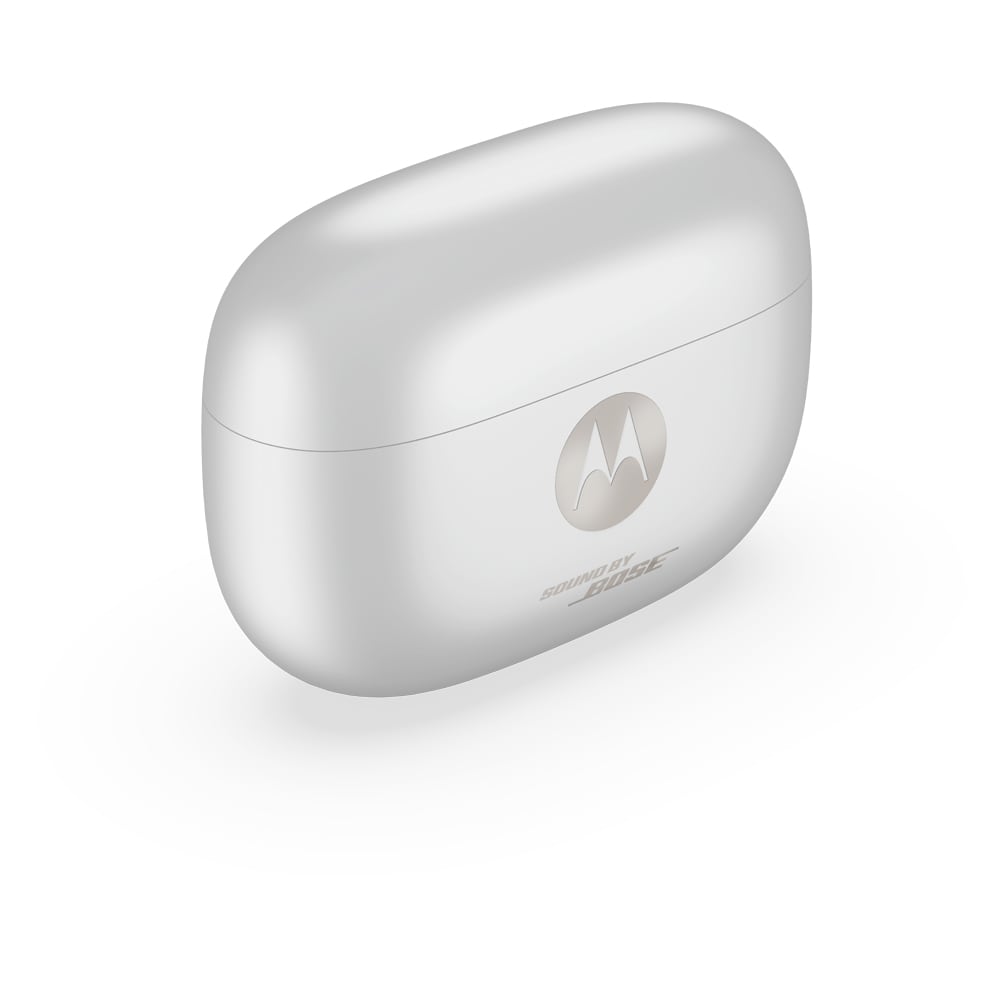 Casti MOTOROLA Moto Buds 2 Plus, True wireless, Bluetooth, In-ear, Microfon, Noise Cancelling, Pantone Bright White