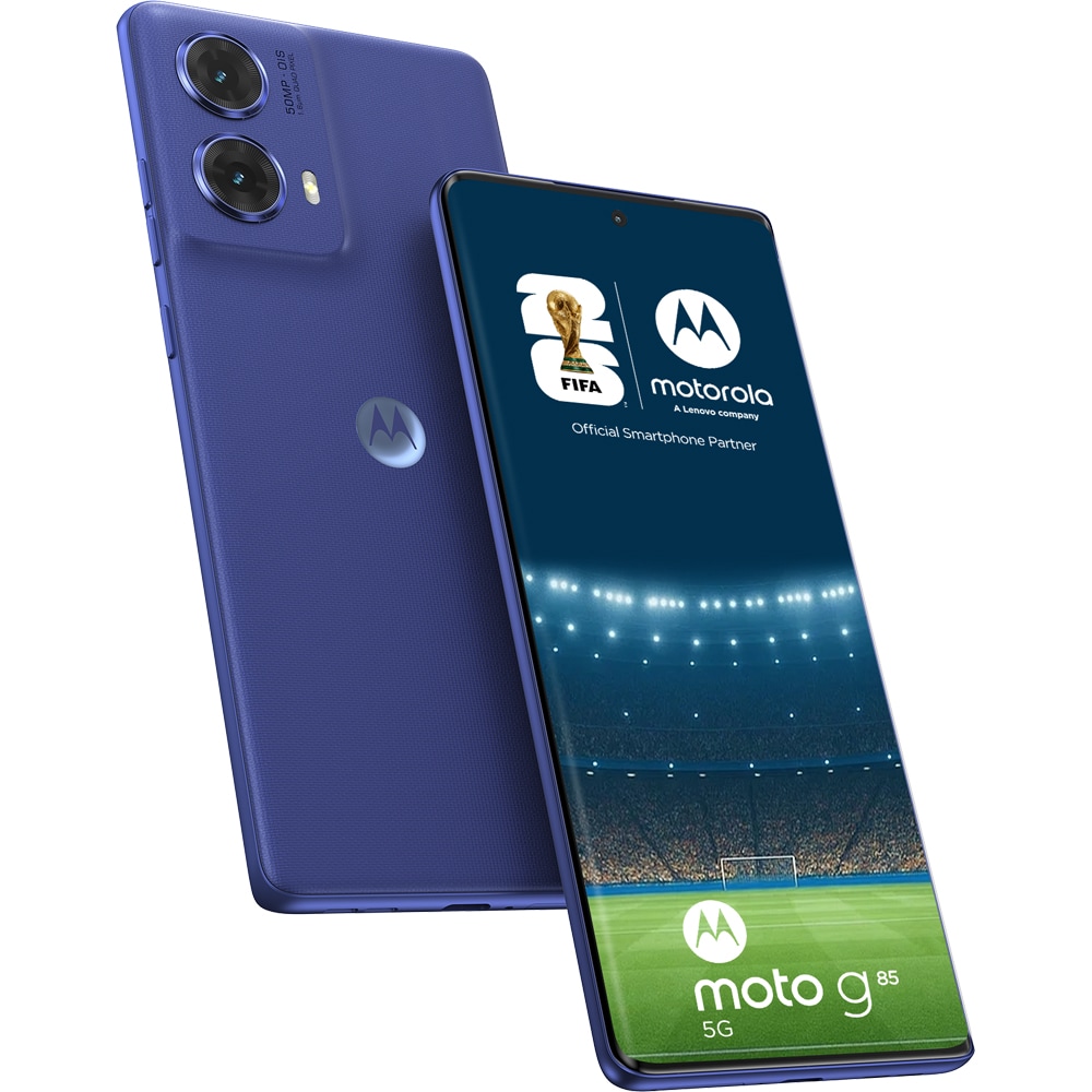 Telefon MOTOROLA Moto G85, 256GB, 8GB RAM, Dual SIM, Surf Blue