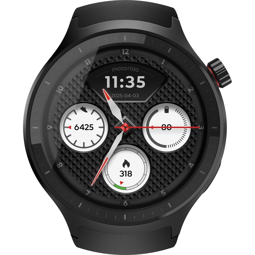 Smartwatch MOTOROLA Moto Watch, 47mm, GPS, Android/iOS, Volcanic Ash Silicone