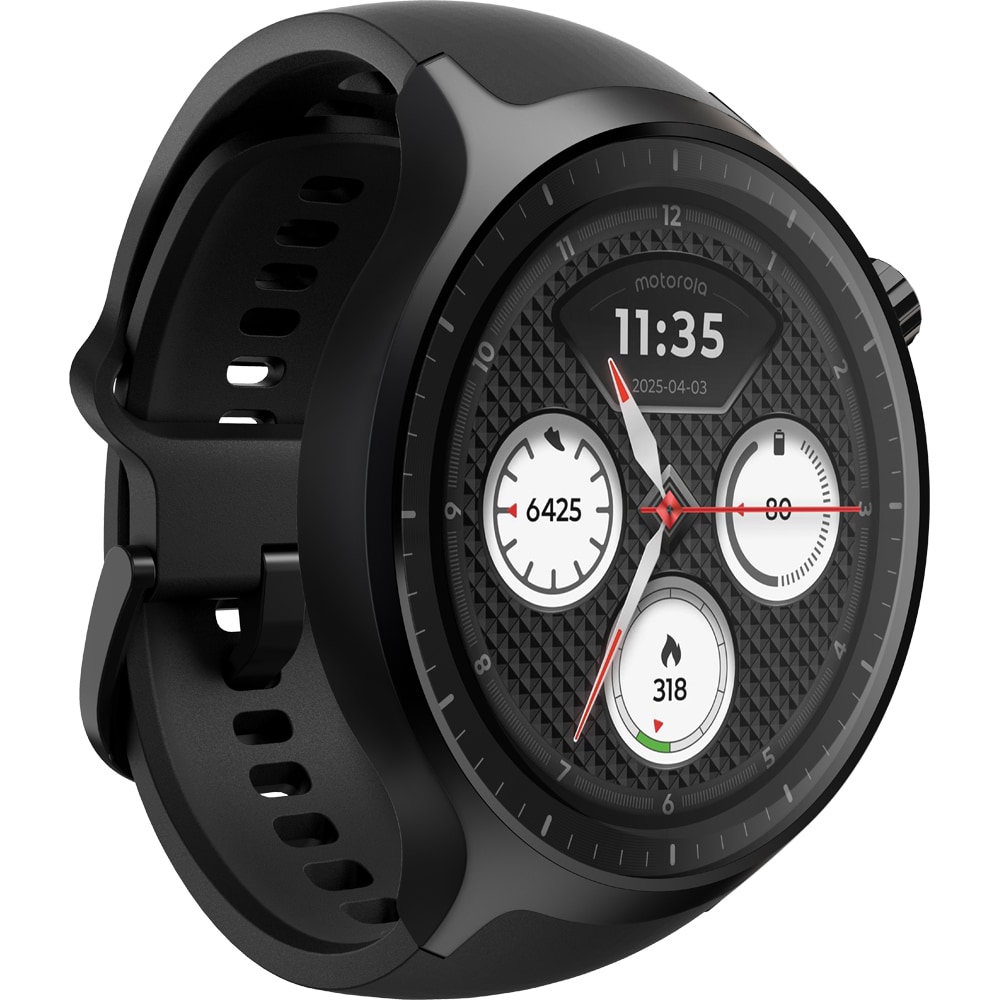 Smartwatch MOTOROLA Moto Watch, 47mm, GPS, Android/iOS, Volcanic Ash Silicone