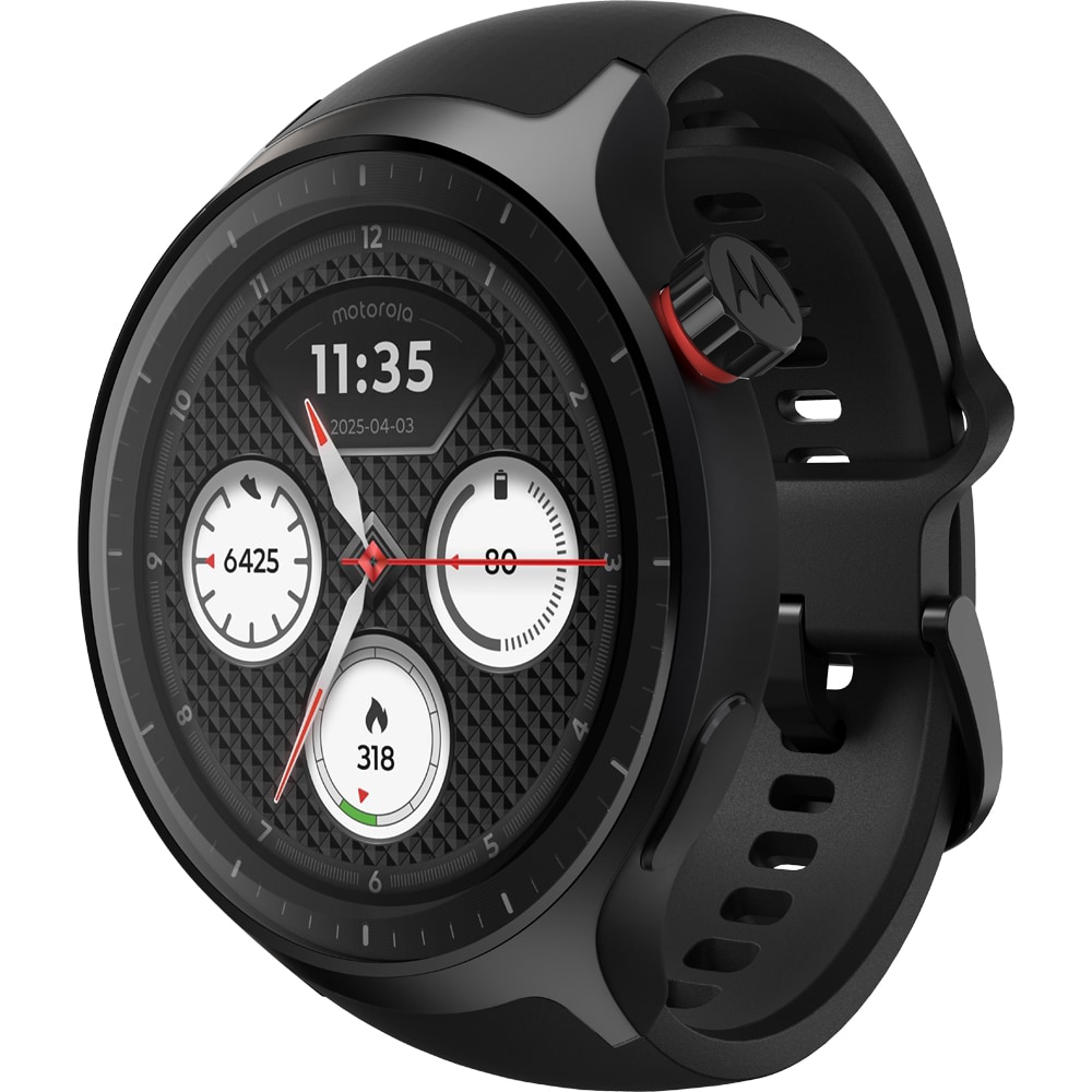 Smartwatch MOTOROLA Moto Watch, 47mm, GPS, Android/iOS, Volcanic Ash Silicone