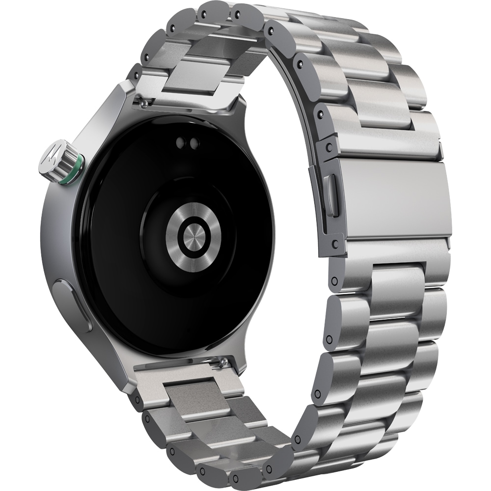 Smartwatch MOTOROLA Moto Watch, 47mm, GPS, Android/iOS, Silver Metallic + Herbal Garden Silicone