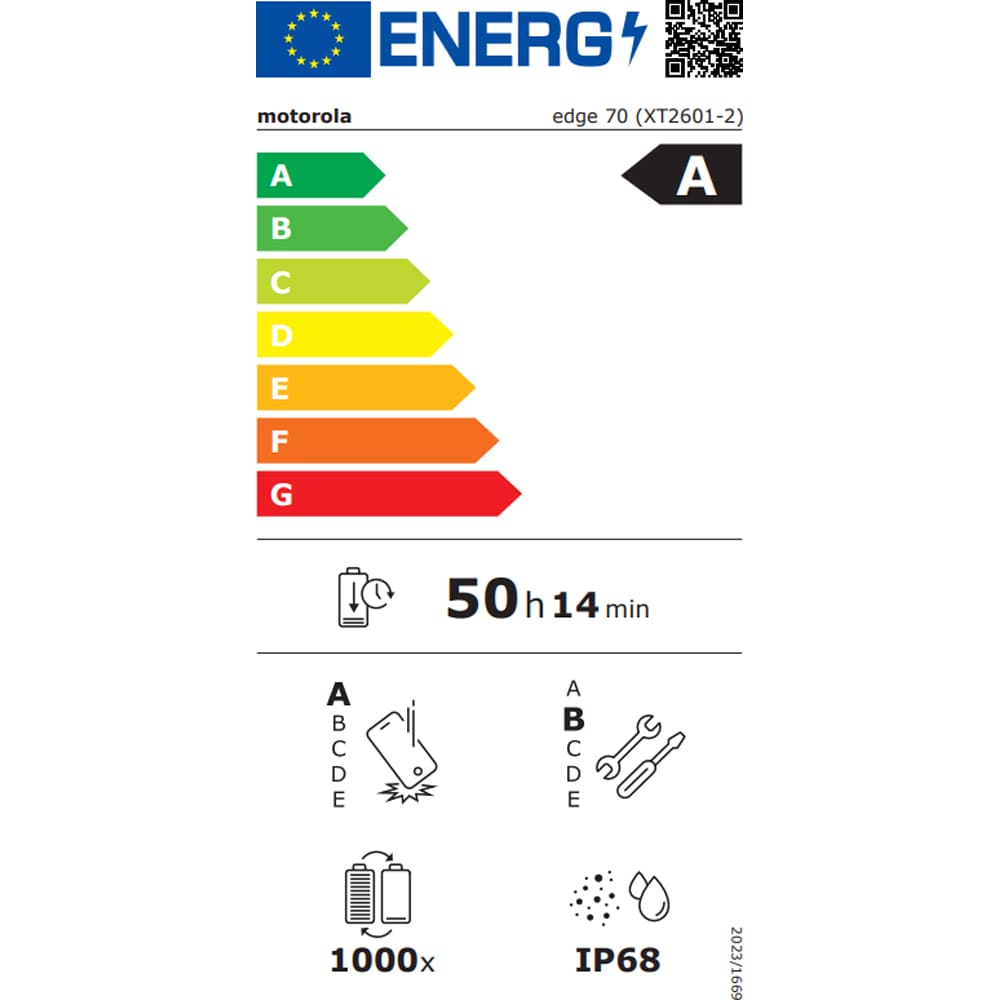 Telefon MOTOROLA Edge 70, 512GB, 12GB RAM, Dual SIM, Gadget Grey