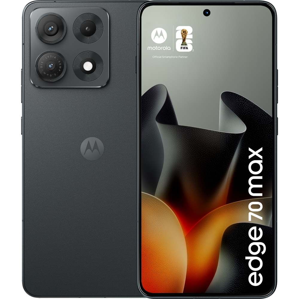 Telefon MOTOROLA Edge 70 Max, 256GB, 8GB RAM, Dual SIM, Dark Shadow