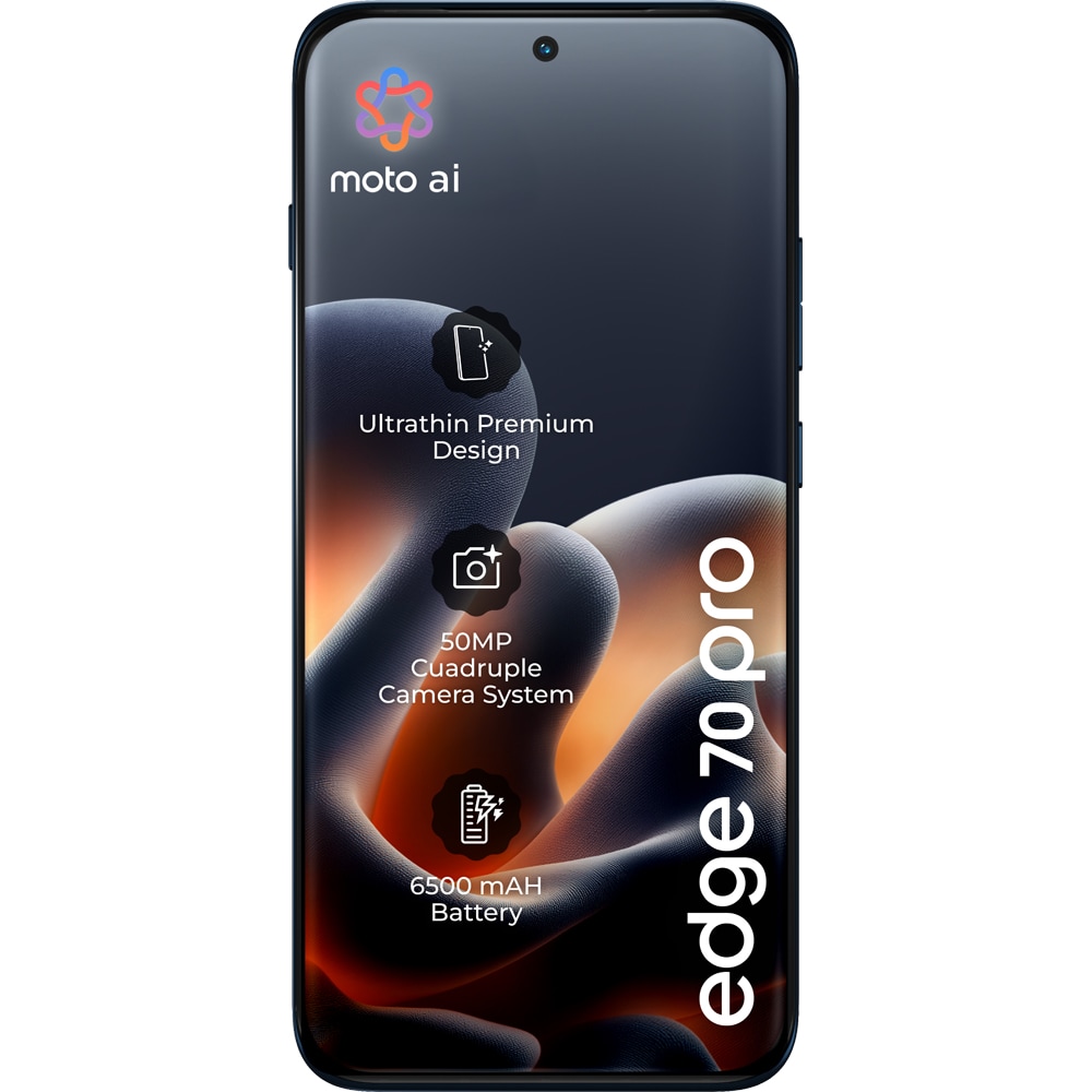 Telefon MOTOROLA Edge 70 Pro, 256GB, 8GB RAM, Dual SIM, Titan