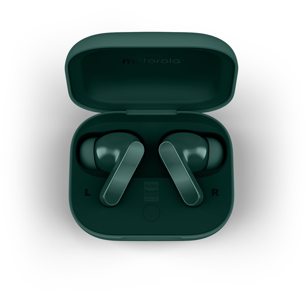 Casti MOTOROLA Moto Buds Bass, True wireless, Bluetooth, In-ear, Microfon, Noise Cancelling, Posy Green