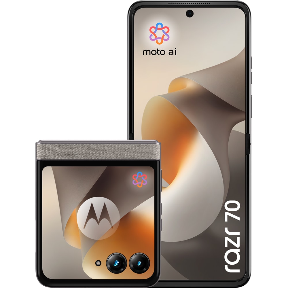 Telefon MOTOROLA Razr 70, 256GB, 8GB RAM, Dual SIM, Hematite