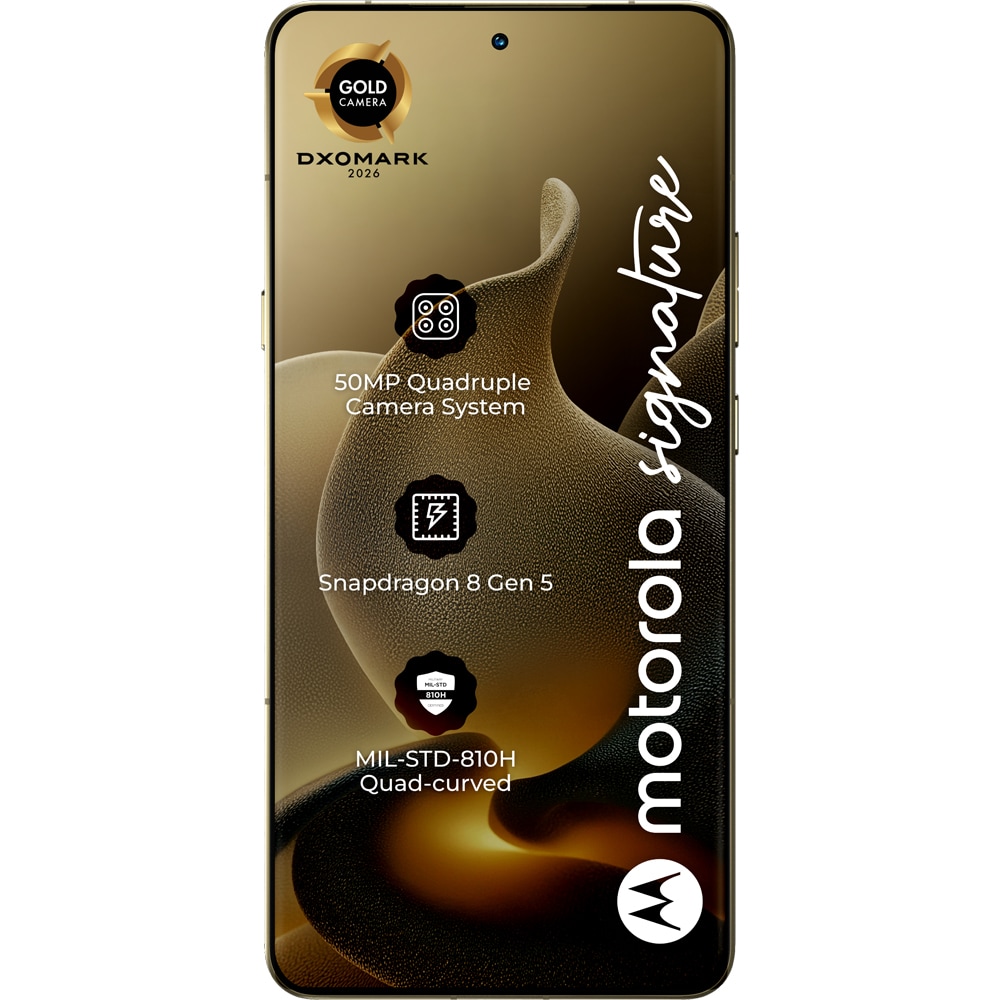 Telefon MOTOROLA Signature, 512GB, 16GB RAM, Dual SIM, Martini Olive